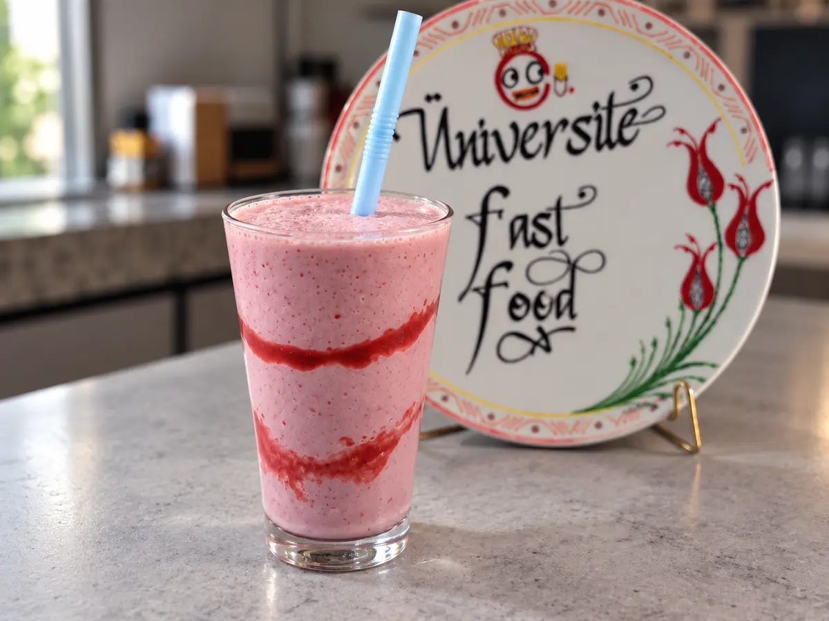 Çilekli Milkshake