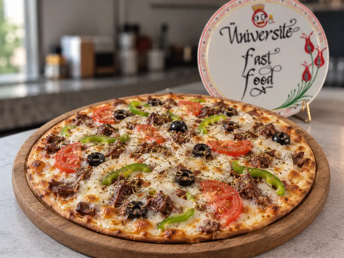 Kavurmalı Pizza